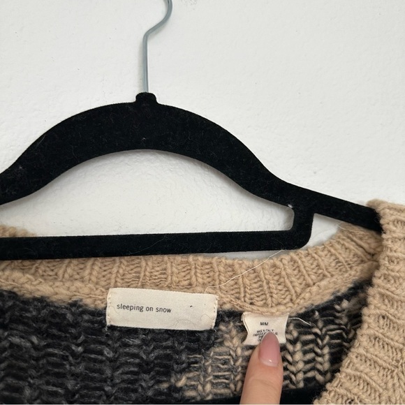 Anthropologie Sleeping On Snow Guepardo Sweater Chunky Knit Size M Women’s - Picture 10 of 11